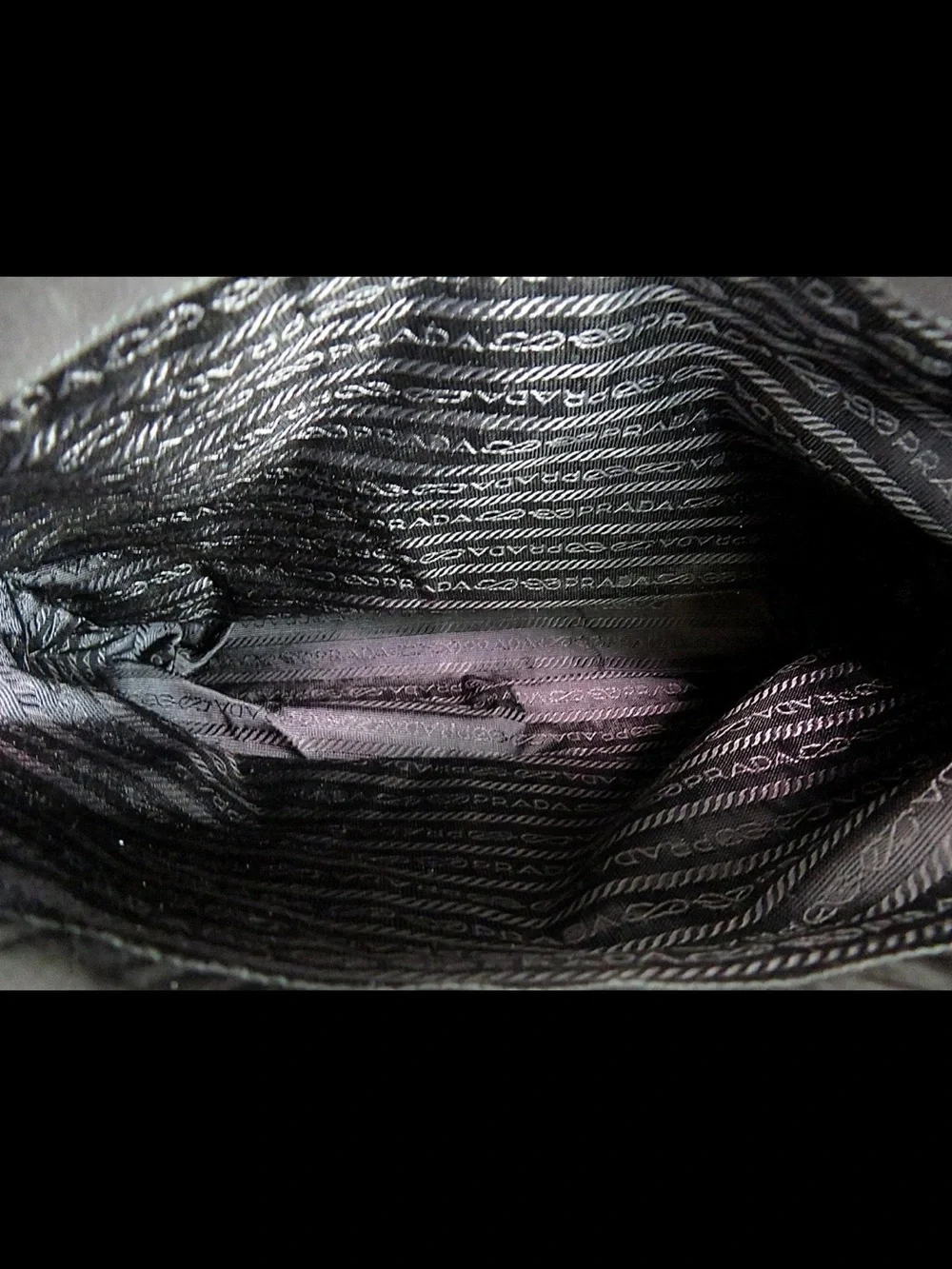 Prada Black Nylon Tote Bag